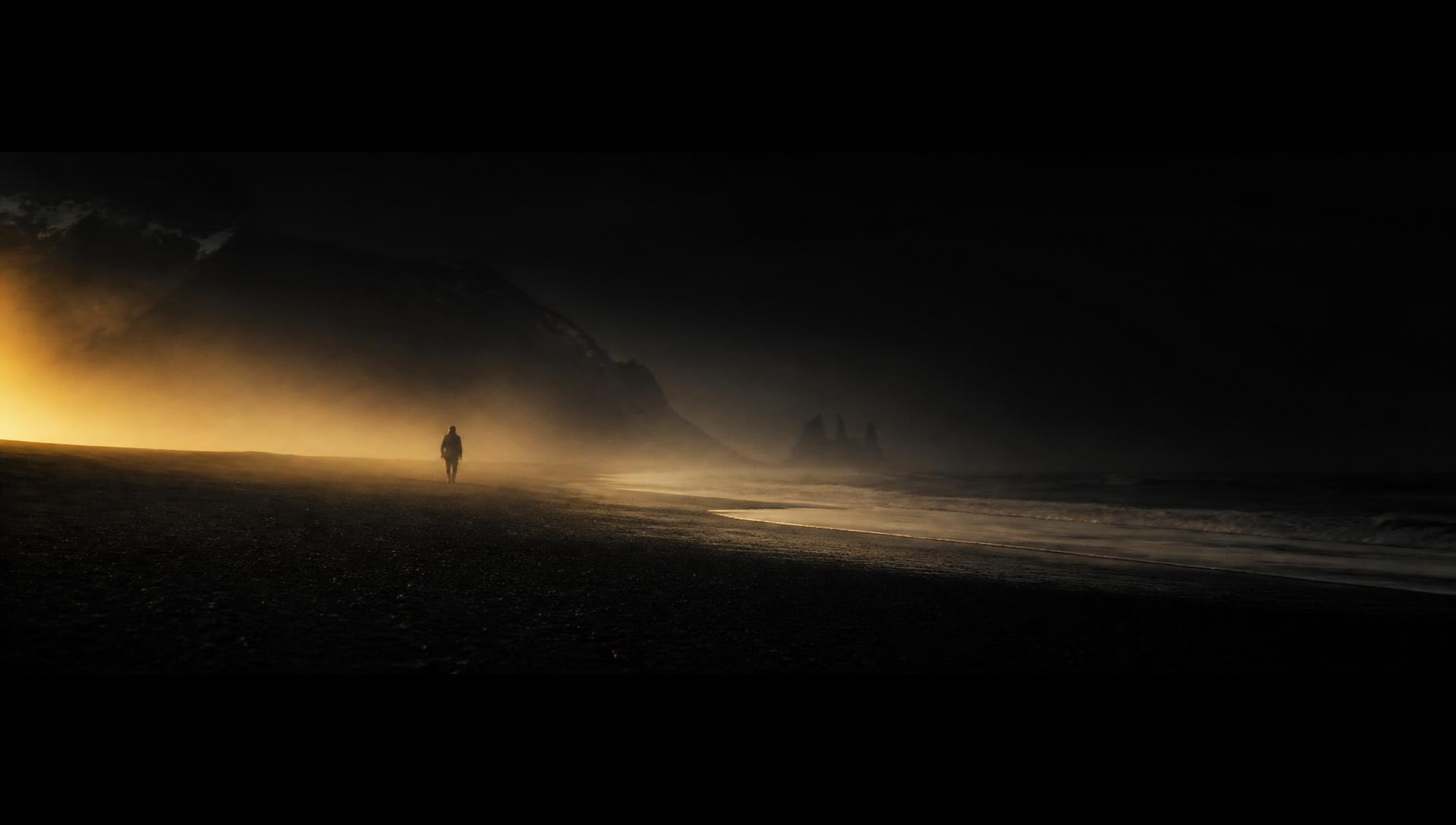 Cinematic Icelandic landscape